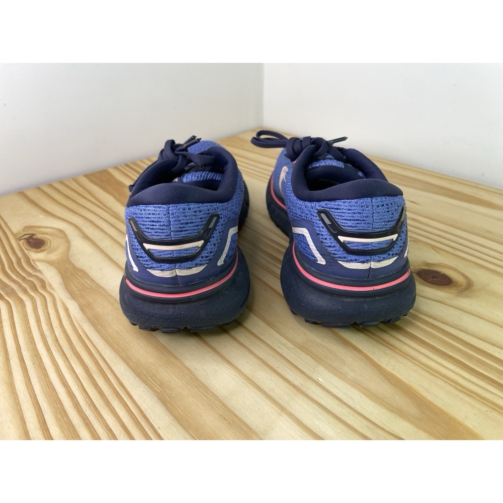 Brooks Ghost 15 1203801B469 Women's 7.5 Running Shoes Blue Peacoat Pink Sneakers - Picture 5 of 14